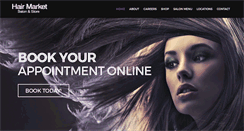 Desktop Screenshot of myhairmarket.com